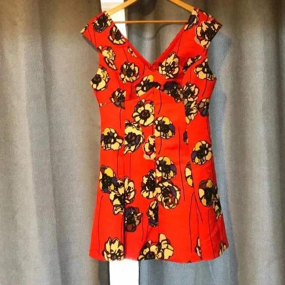 Floral mini a-line - Picture 2 of 6